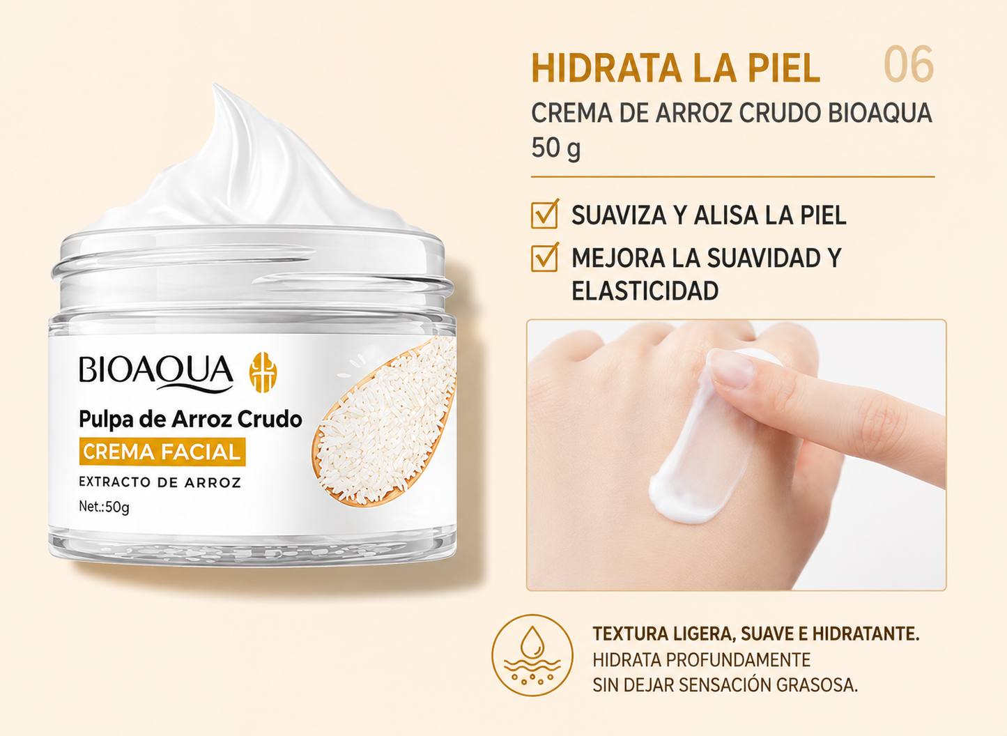 Kit de Cuidado Facial BIOAQUA Rice Raw