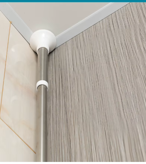 Esquinero Organizador de Baño – 4 Estantes, Acero Inoxidable