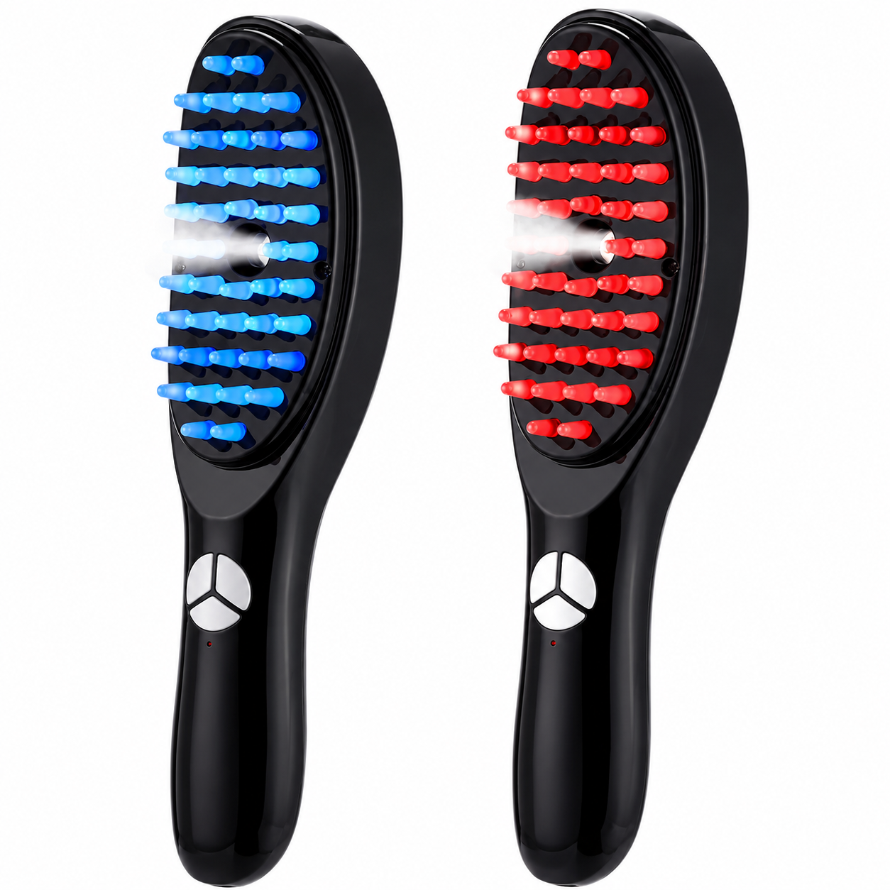 Cepillo Masajeador Capilar con Fototerapia LED y Nano Atomización USB