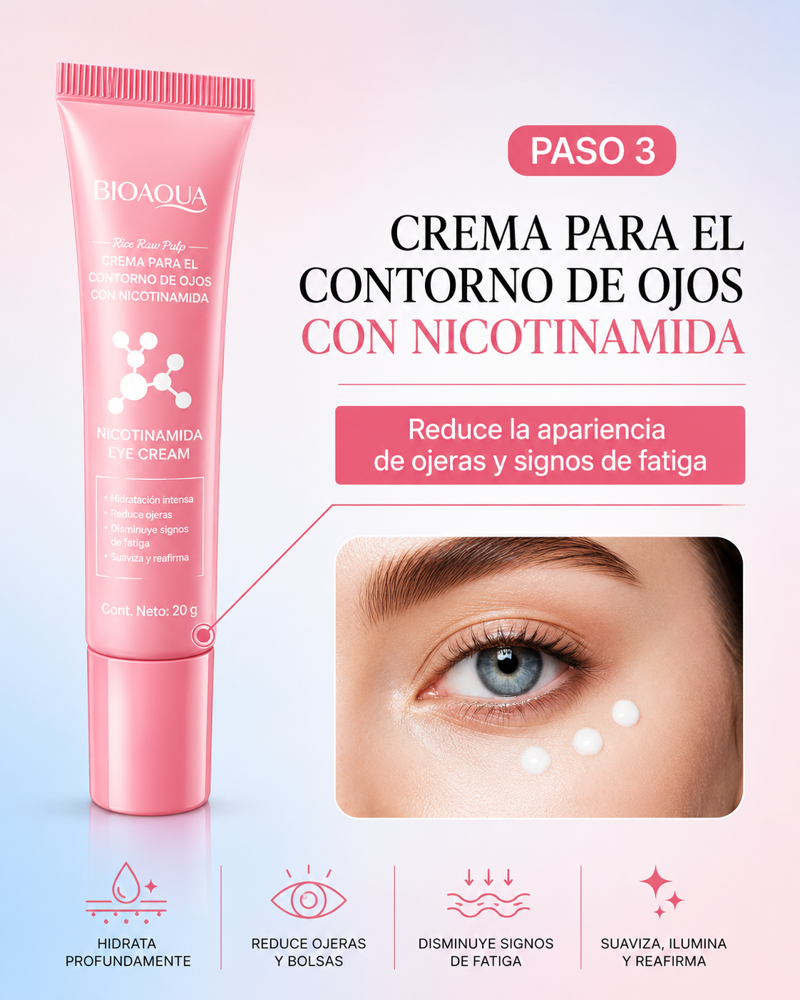 Kit de Cuidado Facial BIOAQUA con Nicotinamida