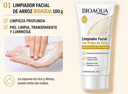 Kit de Cuidado Facial BIOAQUA Rice Raw
