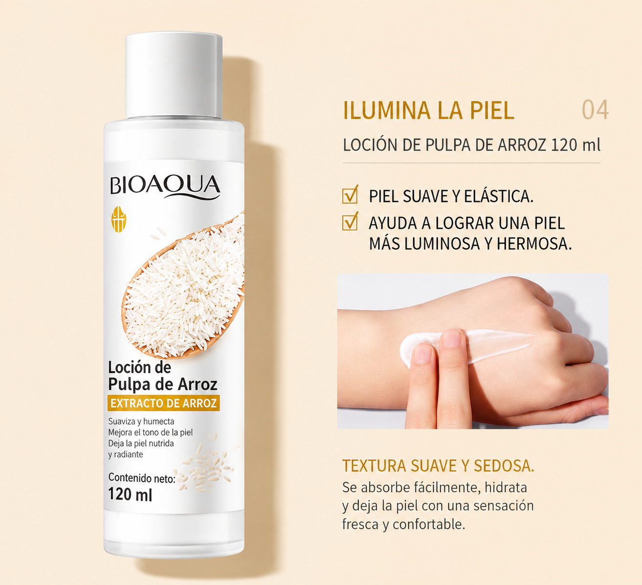 Kit de Cuidado Facial BIOAQUA Rice Raw