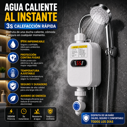Ducha Eléctrica 110V con Calentador Incluido MOD RX-021