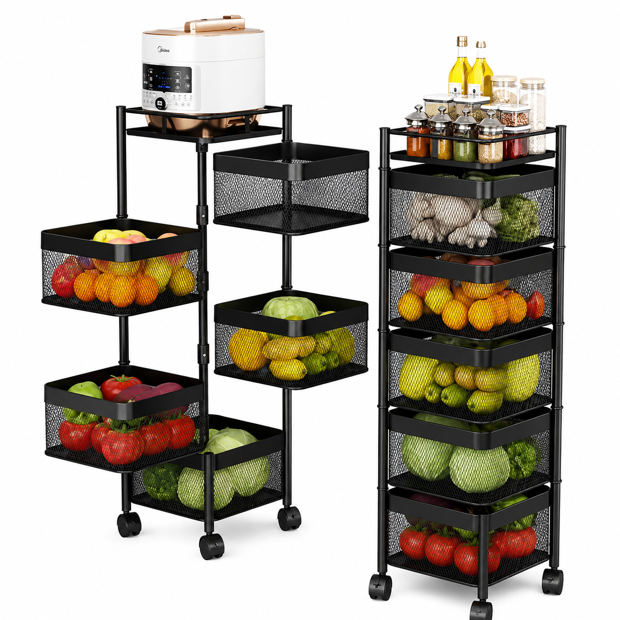 Organizador Vertical Cuadrado 5 Compartimientos 95 cm