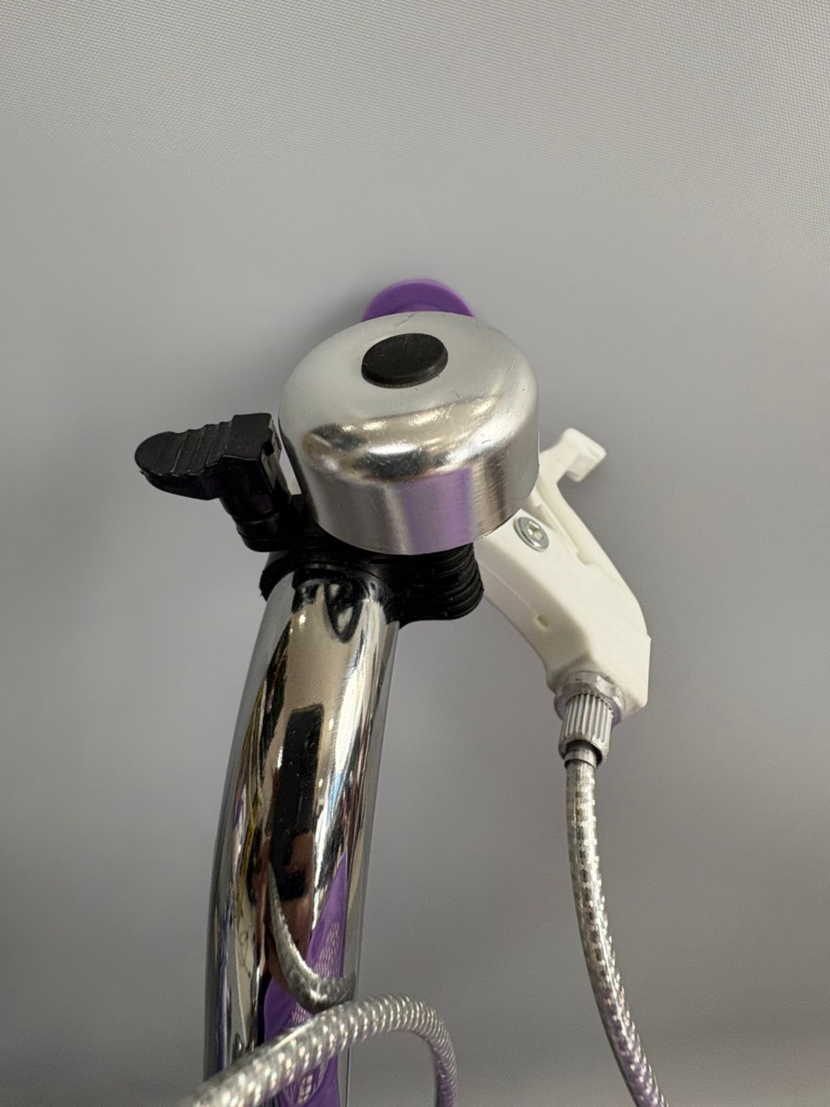 Bicicleta Infantil Morada con Canasta 12"