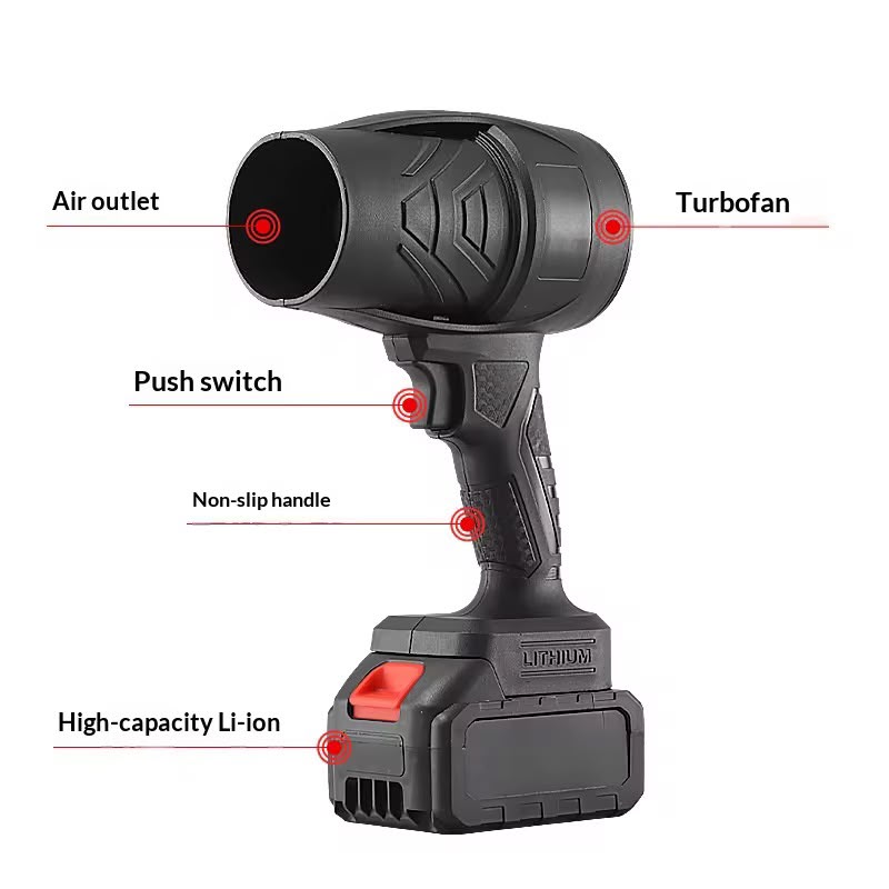 Soplador Turbofán Inalámbrico Serie Huracán – 48V