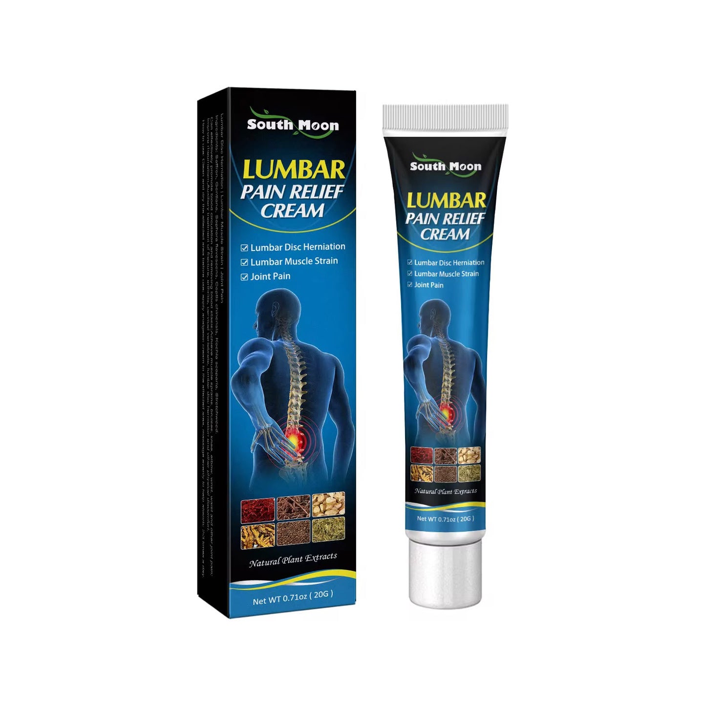 Crema South Moon – Alivio para Dolor Lumbar y Muscular