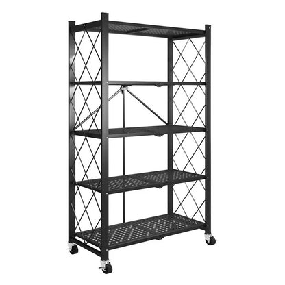 Estante Multiusos Plegable 5 Niveles con Ruedas – 160x71 cm