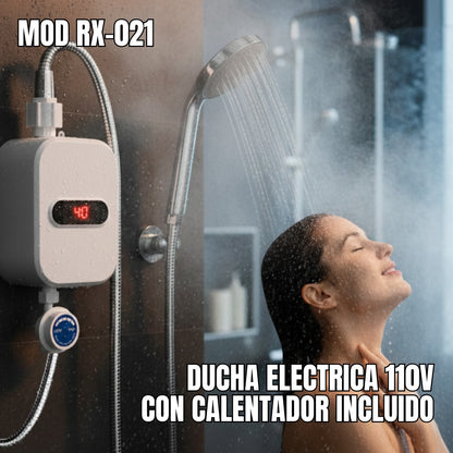 Ducha Eléctrica 110V con Calentador Incluido MOD RX-021