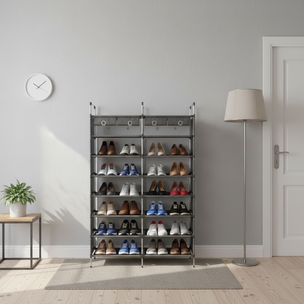 Zapatera Doble Organizadora de Zapatos – 81 x 28 x 110 cm