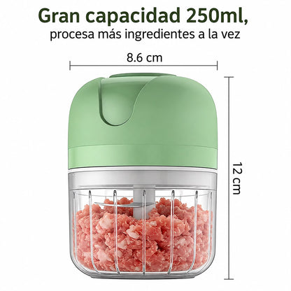 Mini Procesador Eléctrico Recargable