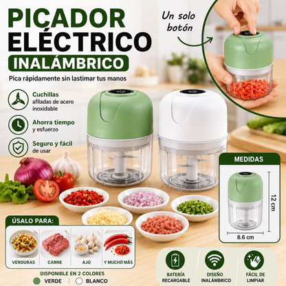 Mini Procesador Eléctrico Recargable