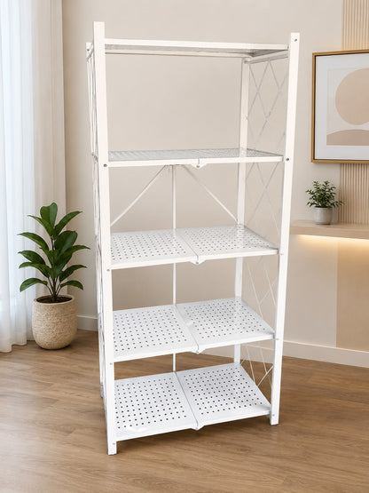 Estante Multiusos Plegable 5 Niveles con Ruedas – 160x71 cm